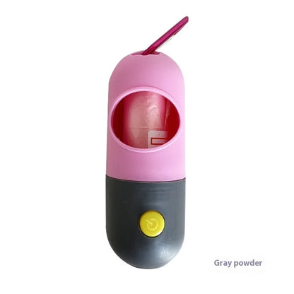 Led Light Pet Waste Bag Dispenser for Dogs Cats Dog Poop Scooper Bags Waste Bags Holder Dispensers Pet Clean Accessories